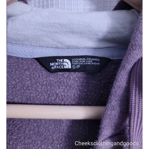 The North Face Purple / Gray Full Zip Hoodie Women's size SMALL - Picture 5 of 7